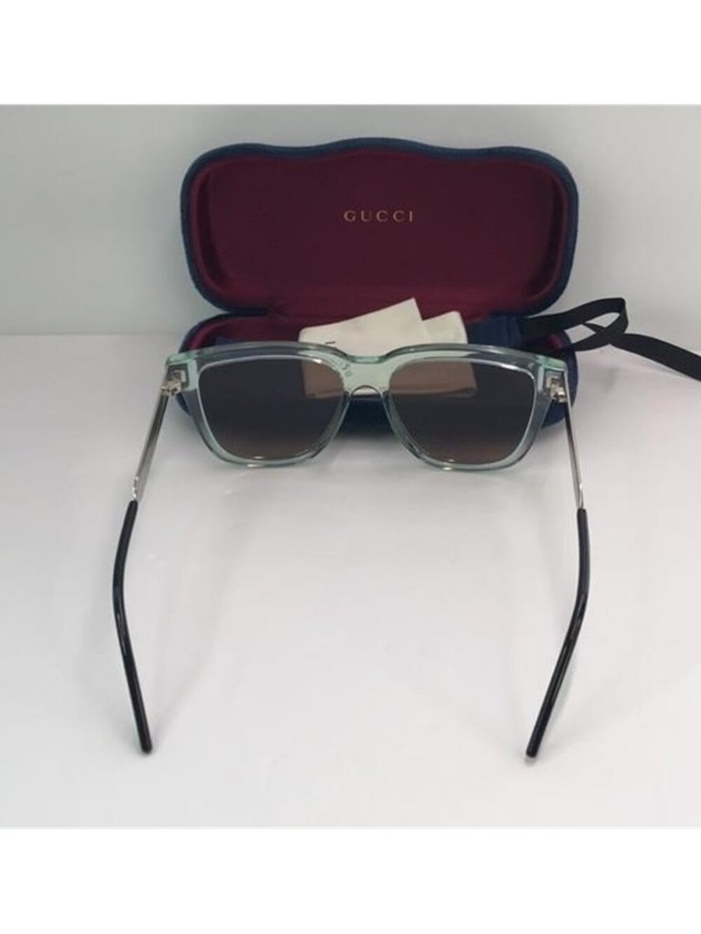 Gucci GG0976S 002 in injected material , in green rectangular/square Sunglasses - Picture 12 of 12